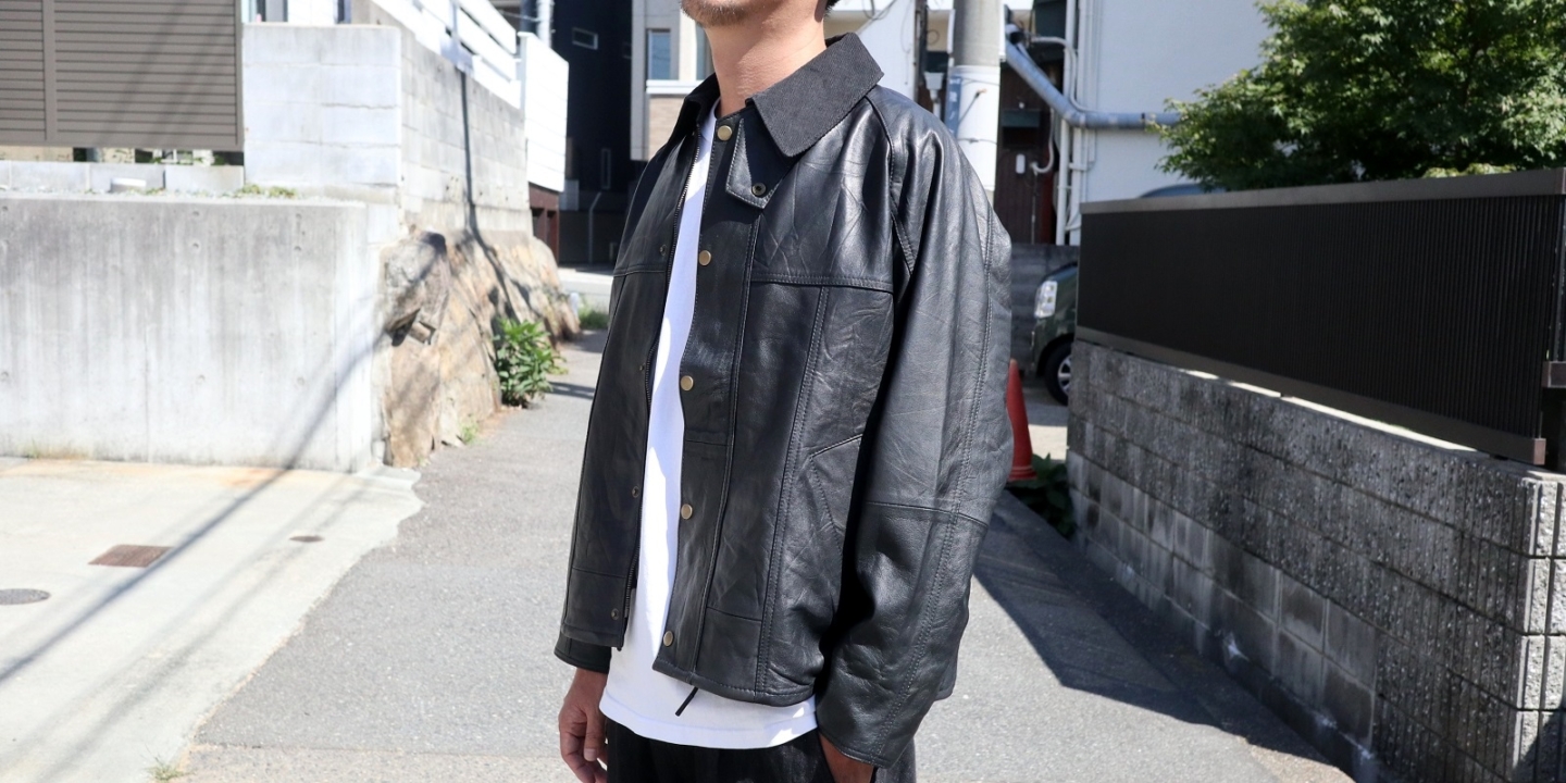 yoused ユーズド LEATHER DRIVER'S JACKET レザードライバーズ