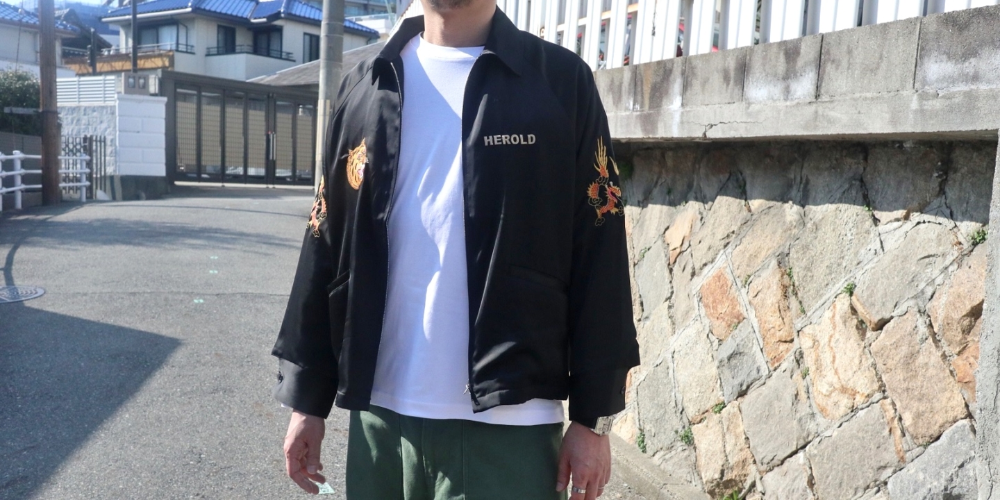 THRIFTY LOOK/SOUVENIR VIET-NAM JACKET SATIN スリフティールック
