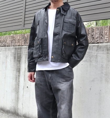  yoused LEATHER FISHING JKT